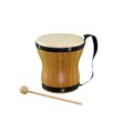 Rythm Band Rhythm Band Instruments RBN80 BamBoom Natural Bongo with Strap RBN80